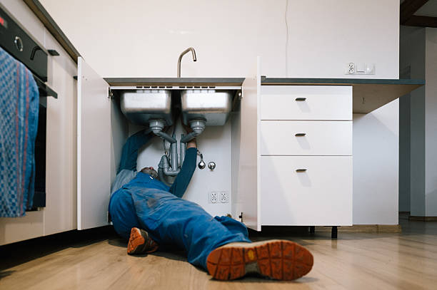 Professional Leak Detection technician working in Hallsboro, NC